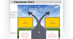 Desktop Screenshot of fahrschule-ehle.de
